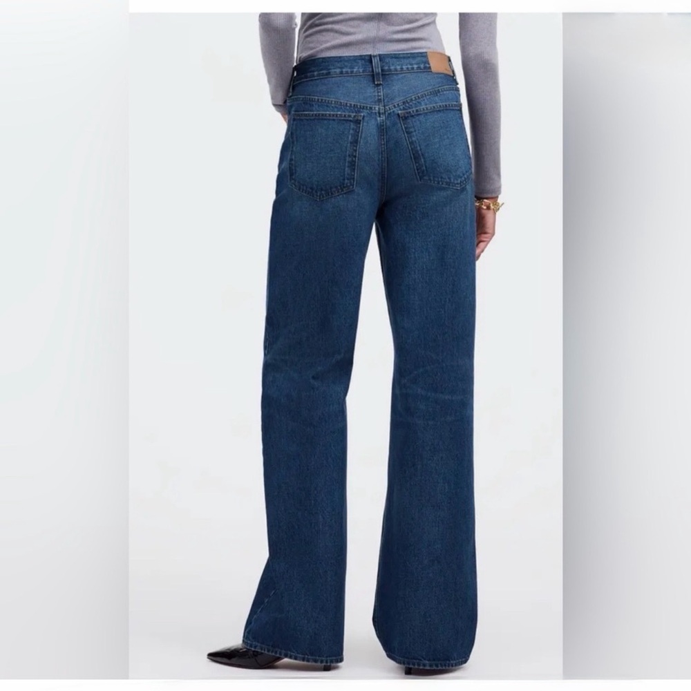 Madewell Low Slung Baggy jeans - Moffatt wash -Size 25 petite - Picture 3 of 7
